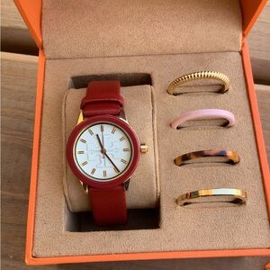 Beautiful authentic TORY BURCH watch with bezels 💥💥💥
